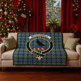 McDonnell of Glengarry Ancient Tartan Crest Quilt